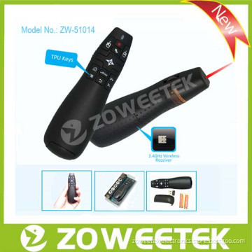 USB Receiver Laser Pen with Aire Mouse and Remote Control